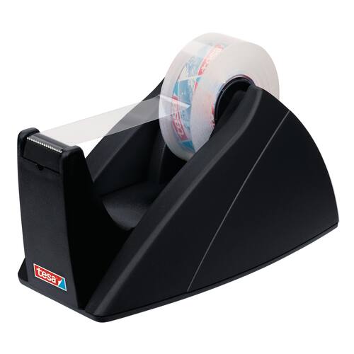 tesa® Tischabroller für 19mm Klebeband, schwarz, ohne Klebeband, 1 Stück Artikelbild