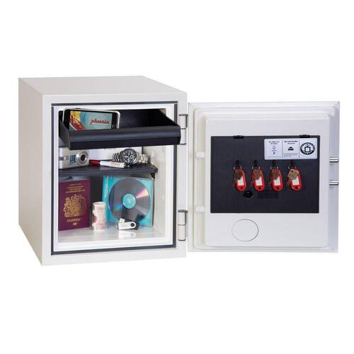 Phoenix Tresor Titan, Feuer & Dokumententresor, Schlüsselschloss, 25 Liter, 34 kg, 410x350x430mm, weiß, 1 Stück Artikelbild Secondary1 L