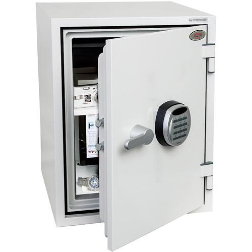 Phoenix Tresor Titan, Feuer & Dokumententresor, Elektronikschloss, 36 Liter, 53 kg, 515x400x440mm, weiß, 1 Stück Artikelbild