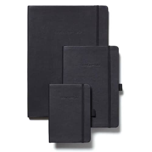 sigel Notizbuch CONCEPTUM®, Gummizugverschluss, blanko, A4, Schwarz Artikelbild Secondary1 L