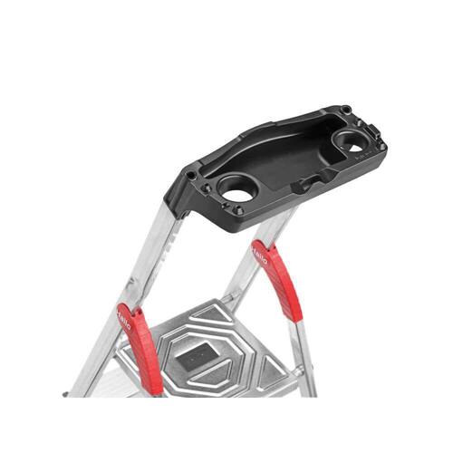 Hailo Stufenstehleiter StandardLine L60, Alu-Sicherheits-Stehleiter, 3 Stufen, 1 Stück Artikelbild Secondary1 L