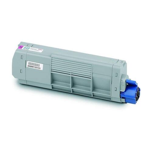 OKI Original Toner C 610, Lasertoner, Tonerkartusche, magenta, 1 Stück Artikelbild Secondary1 L