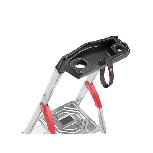 Hailo Stufenstehleiter ComfortLine L80, Alu-Sicherheits-Stehleiter, 8 Stufen, 1 Stück Artikelbild Secondary1 L
