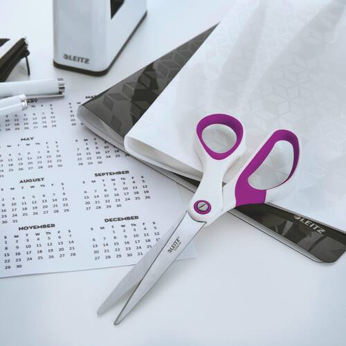 Leitz Büroschere WOW violett 20,5 cm, 1 Stück Artikelbild Secondary3 L