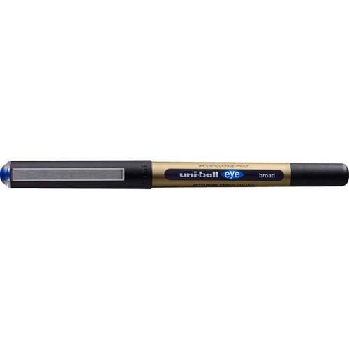 Uni-Ball Tintenkugelschreiber eye broad UB-150-10, mit Kappe, 0,65 mm, blau, 1 Stück Artikelbild Secondary1 L