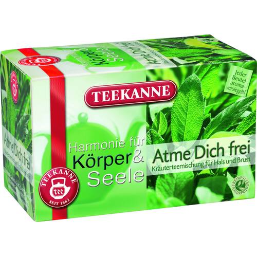 Teekanne Wellness-Tee Atme Dich frei Kräutertee, aromaversiegelt, 20 Beutel, 1 Packung Artikelbild