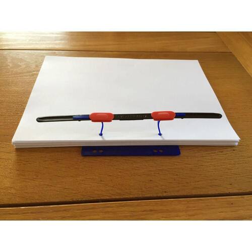 HASenPfeil® patentierter Heftstreifen „HASenPfeil 1'', Abheftstreifen, nimmt bis zu 500 Blatt auf, mit arretierbarer Deckleiste, 13x3,5cm, grün, 20 Stück pro Packung Artikelbild Secondary1 L