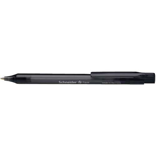 SCHNEIDER Kugelschreiber Fave, mit Druckmechanik, schwarz transparent, 1 Stück Artikelbild Secondary1 L