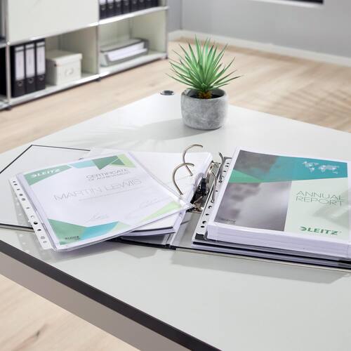 Plastlomme LEITZ A4 topp eksp 170my (10) produktbilde Secondary6 L
