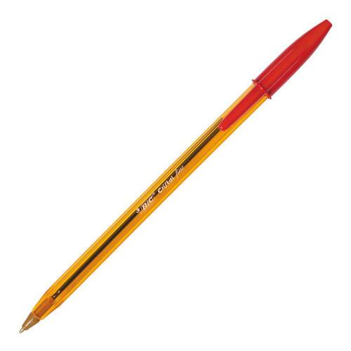 BIC® Cristal® Fine Kugelschreiber, 0,8mm, Fein, rot, 1 Stück Artikelbild Secondary1 L