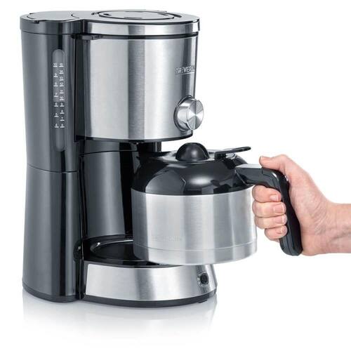 Severin KA 4845 Kaffeemaschine mit TypeSwitch, Filtermaschine, Filterkaffeemaschine, Schwarz, 1 Stück Artikelbild Secondary1 L