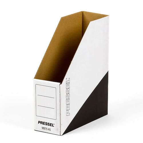 Pressel Magazine-Box, Weiß-Schwarz, 75mm, A5, 20 Stück (vorher Art.Nr. 2755) Artikelbild Secondary1 L