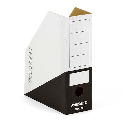 Pressel Magazine-Box, Weiß-Schwarz, 75mm, A5, 20 Stück (vorher Art.Nr. 2755) Artikelbild Secondary2 L