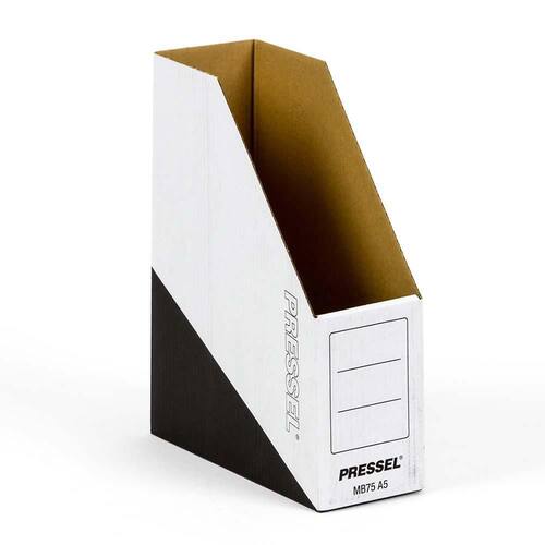 Pressel Magazine-Box, Weiß-Schwarz, 75mm, A5, 20 Stück (vorher Art.Nr. 2755) Artikelbild Secondary3 L