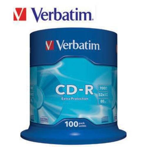 Verbatim CD-R Rohling, 52x, 700MB, 100 Stück Spindel Artikelbild Secondary2 L
