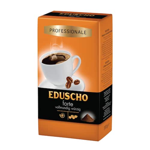 Eduscho Kaffee Professional Forte, koffeinhaltig, gemahlen, Vakuumpack, 500 g, 1 Packung Artikelbild Secondary1 L
