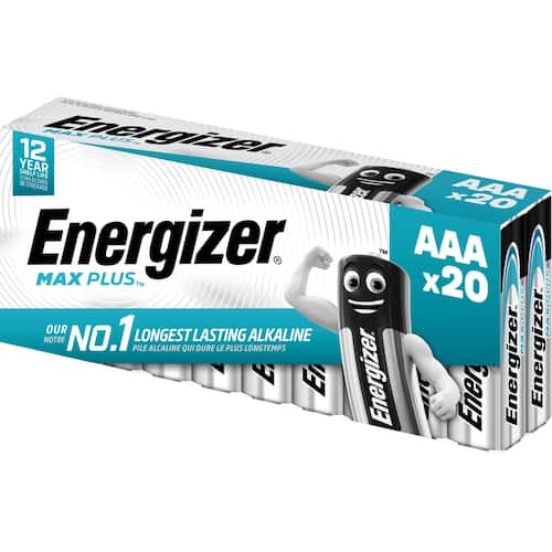 Energizer Batterie Max Plus, Micro, AAA, 20 Stück Artikelbild Secondary2 L