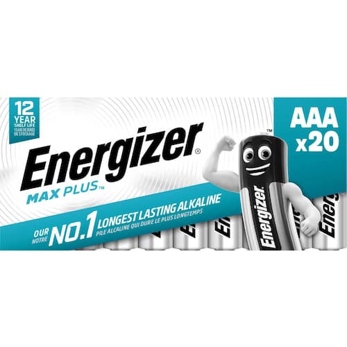 Energizer Batterie Max Plus, Micro, AAA, 20 Stück Artikelbild Secondary3 L