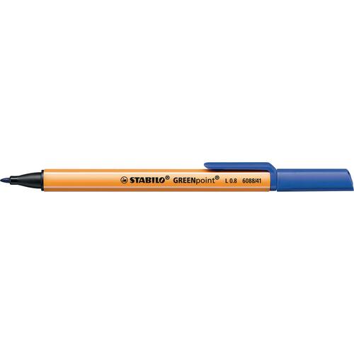 STABILO Faserschreiber GREENpoint, Faserstift, blau, 0,8mm, 1 Stück Artikelbild Secondary4 L