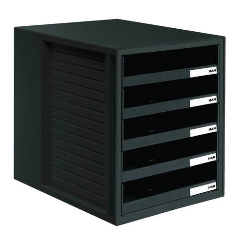 Han Schrank-Set 5 Laden offen Schwarz Artikelbild Secondary1 L