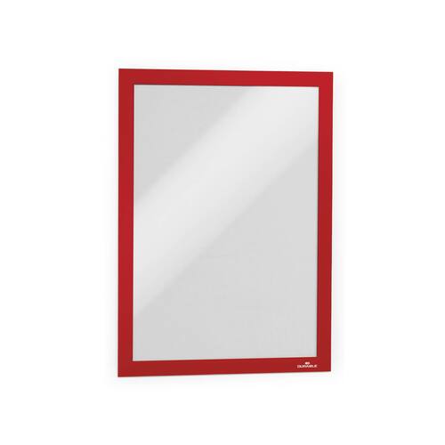 Durable Sichttasche DURAFRAME®, magnetisch, selbstklebend, PVC, A4, rot, 2 Stück Artikelbild Secondary3 L