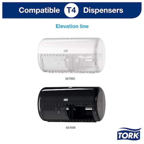 Tork Premium T4 Toilettenpapier mit Federprägung, 4-lagig, 6 Rollen Artikelbild Secondary2 L