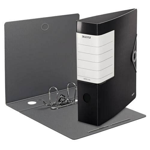 Leitz Qualitäts-Ordner Solid 82mm, PP-Ordner, schwarz, Polyfoam, 1 Stück Artikelbild Secondary4 L