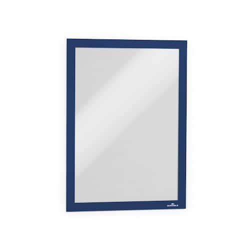 Durable Sichttasche DURAFRAME®, magnetisch, selbstklebend, PVC, A4, dunkelblau, 2 Stück Artikelbild Secondary3 L
