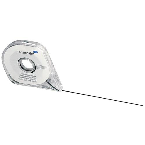 Legamaster Aufteilungsband, Aufteilband, selbstklebendes farbiges Band zur einfachen Unterteilung von Zeilen und Spalten, schwarz, 1mm, 16m, 1 Stück Artikelbild