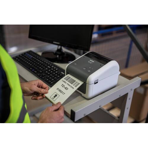 Brother Etikettskrivare TD-4420DN produktfoto Secondary4 L