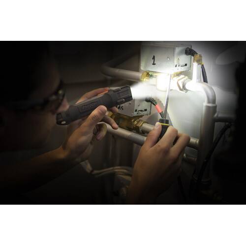 Energizer Hardcase Professional Taschenlampe, 250 Lumen, LED, Worklight, inkl. 2 AA-Batterien, grau, 1 Stück Artikelbild Secondary2 L