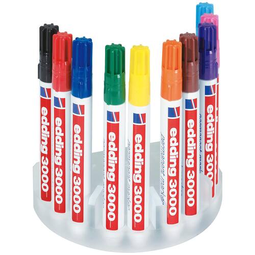 edding Permanent-Marker 3000, Rundspitze, Blau Artikelbild Secondary1 L