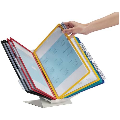 Durable Sichttafelständer VARIO® pro 10, für: 10 Sichttafeln, A4, gefüllt, 1 Set Artikelbild Secondary4 L