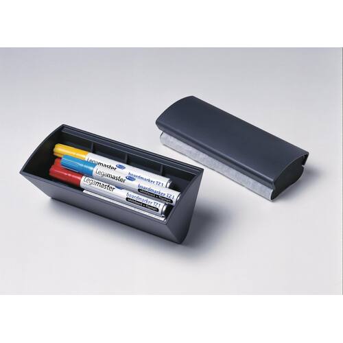 Legamaster Board Assistant Tafellöscher und Ablageschale für Whiteboards, grau, 1 Set Artikelbild