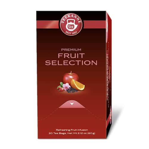 Teekanne Premium Tee Fruit Selection, Früchtetee, aromaversiegelt, 20 Teebeutel Artikelbild Secondary2 L