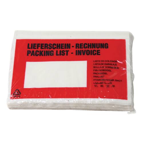 Debatin Begleitpapiertasche, Dokumententasche, PE, C6, 175x140mm, 100 Stück Artikelbild Secondary1 L