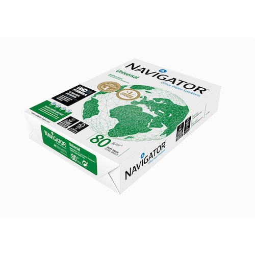 Navigator Universalpapier, A4, weiß, 80 g/m², 500 Blatt pro Packung, 5 Packungen Artikelbild Secondary2 L