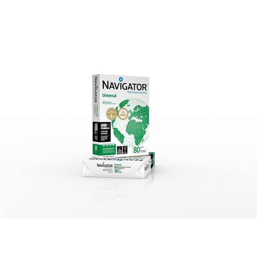 Navigator Universalpapier, A4, weiss, 80 g/m², 500 Blatt pro Packung, 5 Packungen Artikelbild Secondary3 L