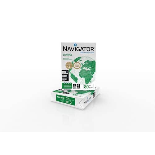 Navigator Universalpapier, A4, weiss, 80 g/m², 500 Blatt pro Packung, 5 Packungen Artikelbild Secondary4 L