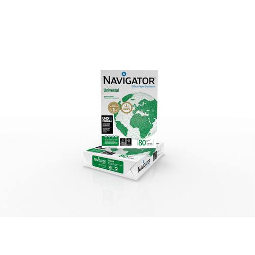 Navigator Universalpapier, A4, weiss, 80 g/m², 500 Blatt pro Packung, 5 Packungen Artikelbild Secondary4 L