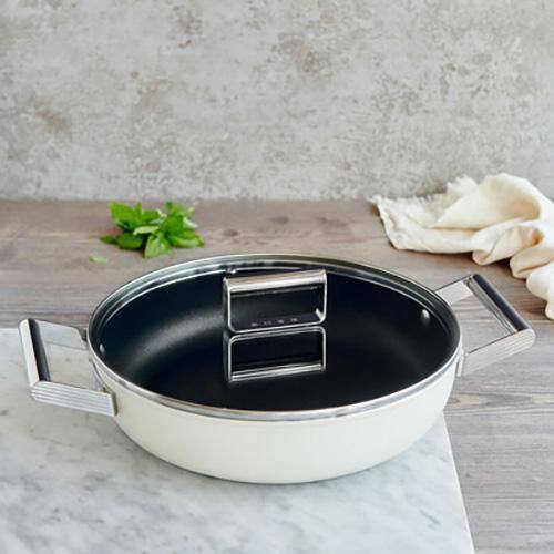 smeg Wokpanna 30cm creme produktfoto Secondary4 L