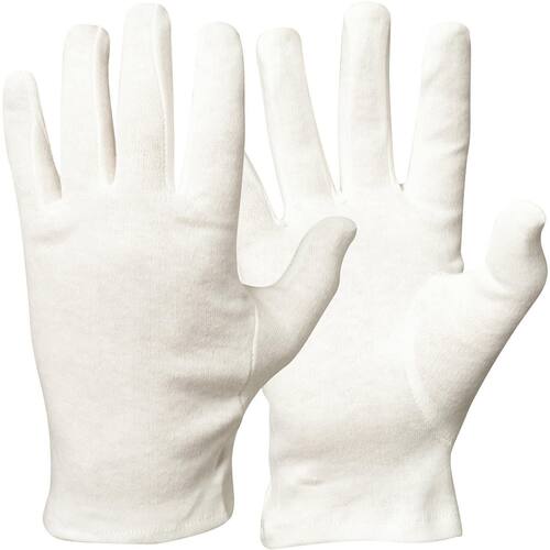 GranberG Textilhandske vit 26cm S/M 12PAR/FP produktfoto Secondary1 L