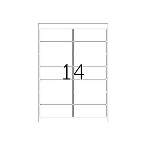 Herma Inkjet-, Laser- und Kopieretiketten, weiß,  99,1x38,1mm, 1400 Stück Artikelbild Secondary2 L