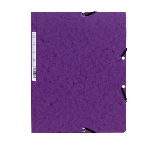 Exacompta Eckspannermappe, Karton, 400 g/m², A4, violett Artikelbild