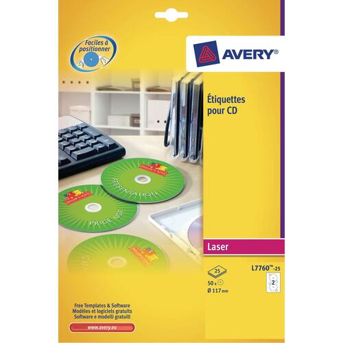 Avery Etikett Fullface CD produktfoto Secondary1 L