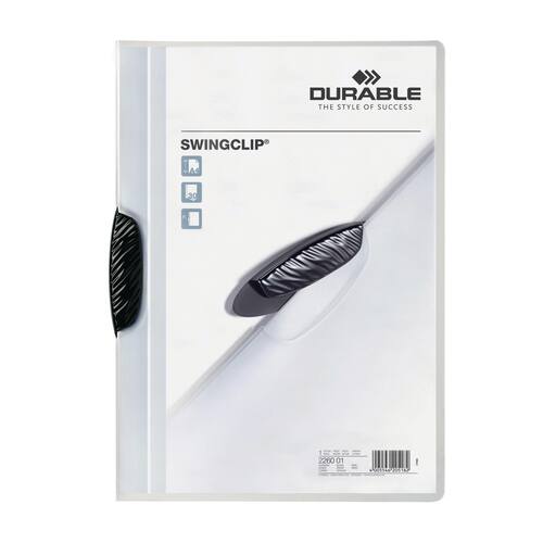 Durable Klemmmappe Swingclip A4 Clip Schwarz Artikelbild Secondary2 L