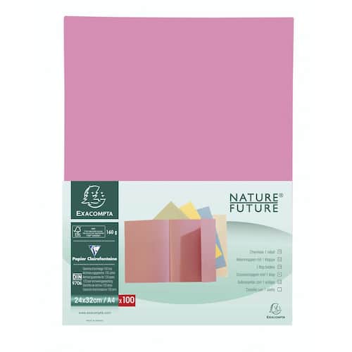 Exacompta Mapp 1-klaff 160g sorterade färger produktfoto Secondary5 L