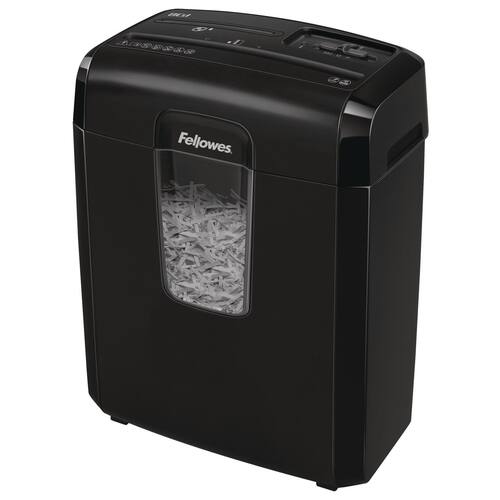 Fellowes Aktenvernichter Powershred 8-Cd, Shredder, Reißwolf, schwarz, Partikelschnitt, Sicherheitsstufe: P-4, 1 Stück Artikelbild Secondary5 L