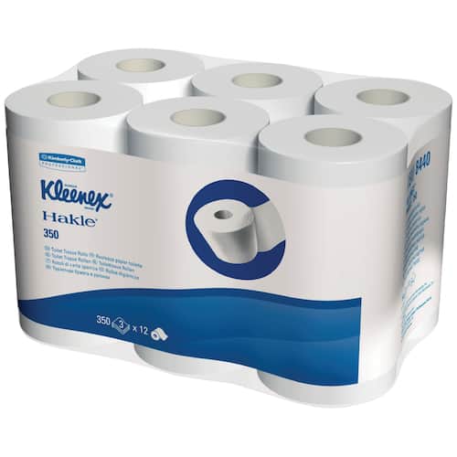 Kleenex® Toilettenpapier 350, 3-lagig, 350 Blatt/Rolle, hochweiß (36 Rollen) Artikelbild
