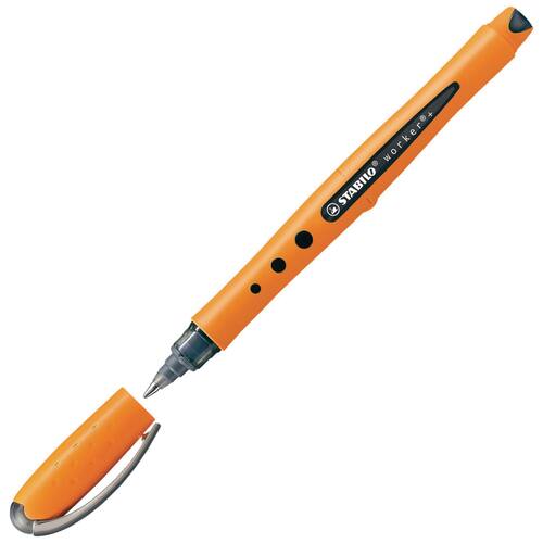 STABILO bionic® worker Tintenroller medium, Schwarz Artikelbild